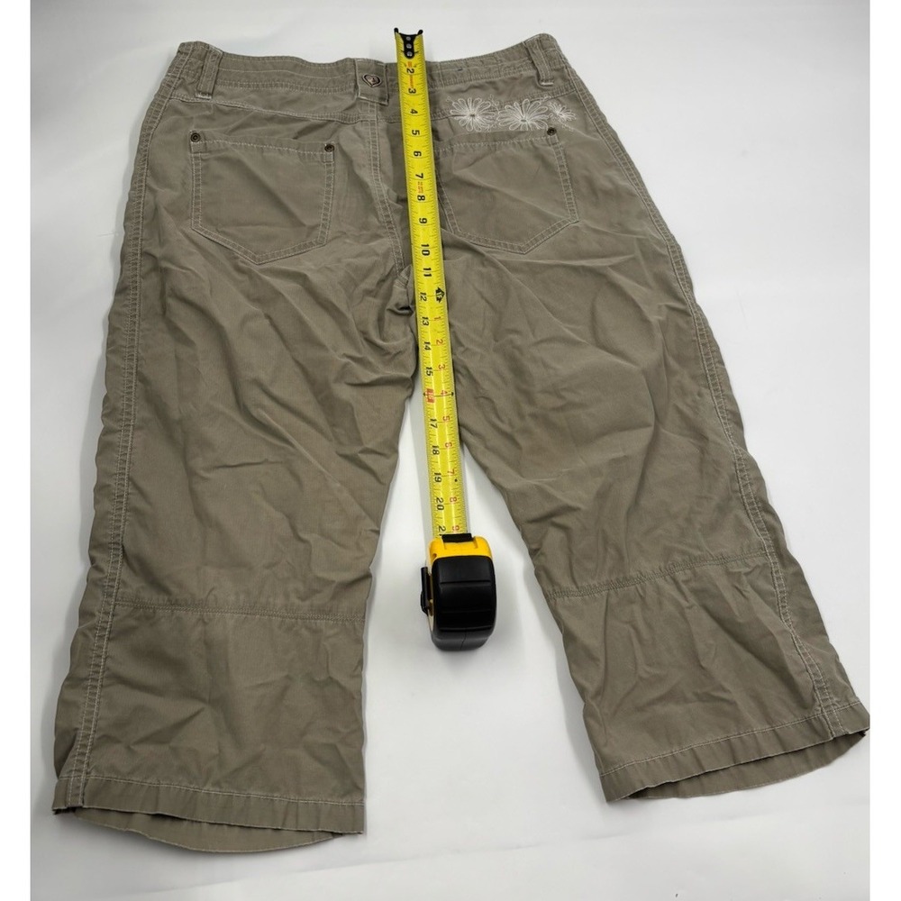 Kuhl Women's 10 Brown Cotton Hiking Straight Cropped Pants - Picture 6 of 6